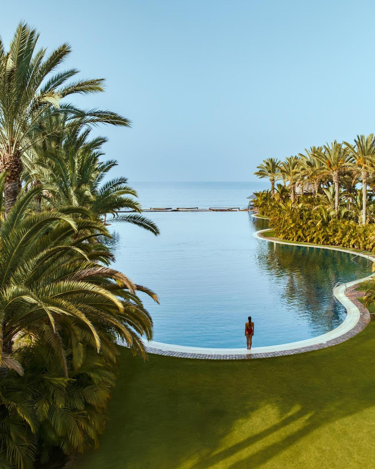 Lopesan Costa Meloneras Resort & Spa Esterno foto The resort's lagoon